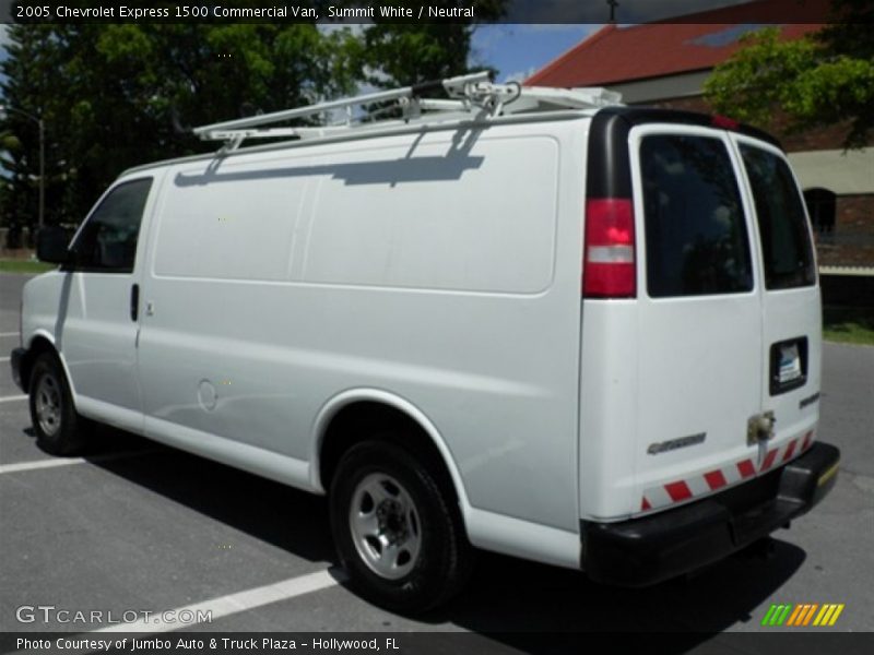 Summit White / Neutral 2005 Chevrolet Express 1500 Commercial Van