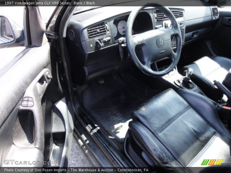 Black / Black 1997 Volkswagen Jetta GLX VR6 Sedan