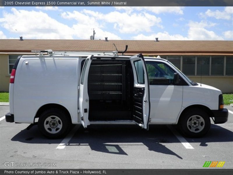 Summit White / Neutral 2005 Chevrolet Express 1500 Commercial Van