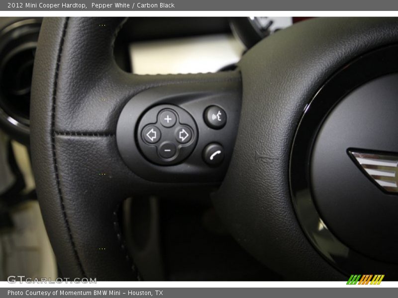 Pepper White / Carbon Black 2012 Mini Cooper Hardtop