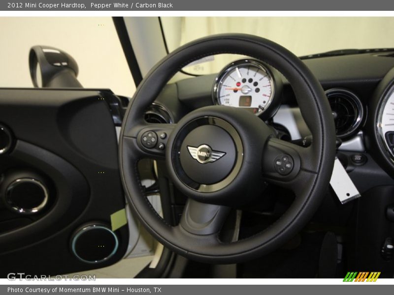 Pepper White / Carbon Black 2012 Mini Cooper Hardtop