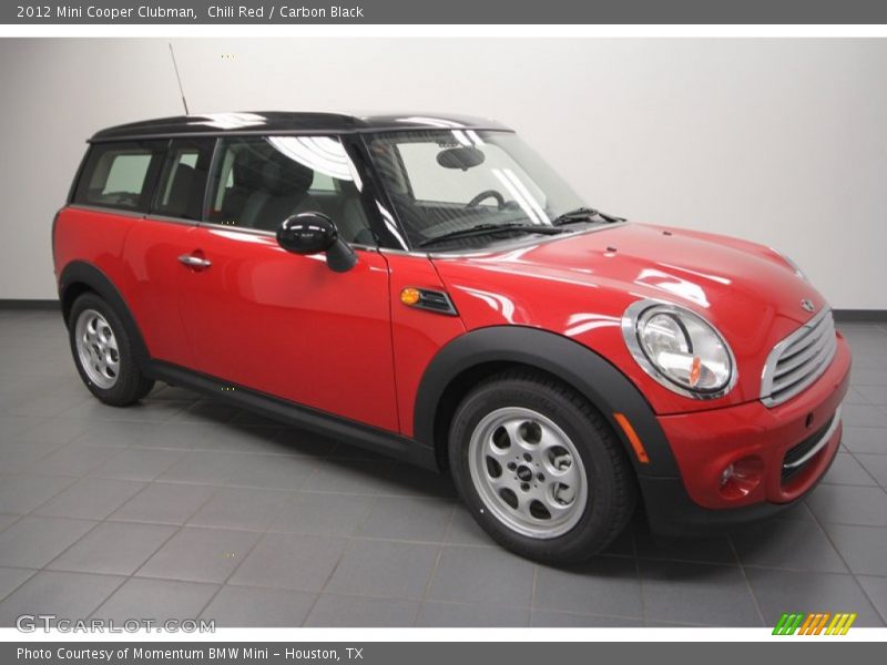 Chili Red / Carbon Black 2012 Mini Cooper Clubman