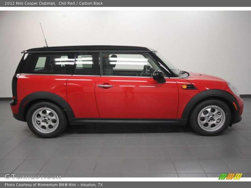 Chili Red / Carbon Black 2012 Mini Cooper Clubman