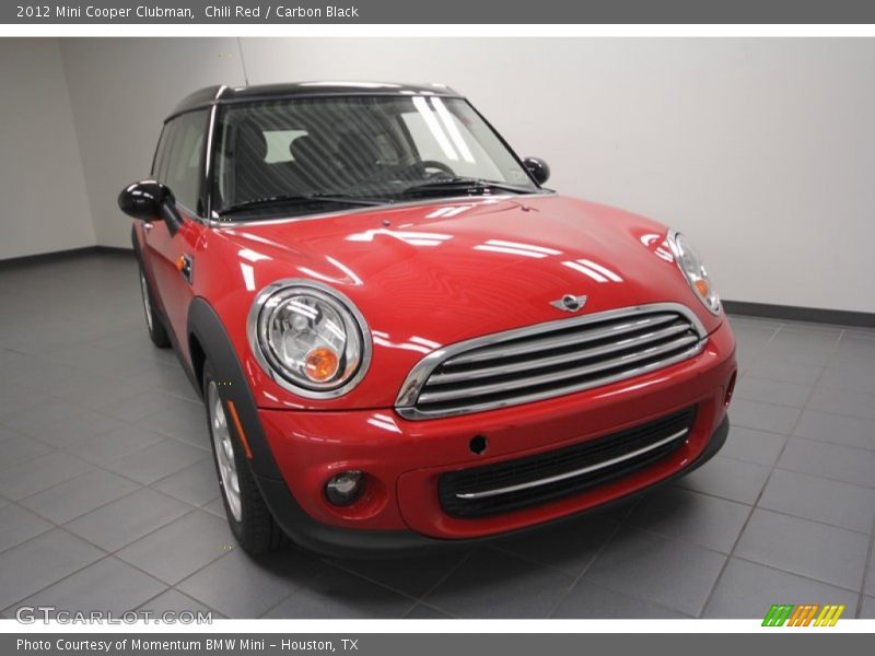 Chili Red / Carbon Black 2012 Mini Cooper Clubman