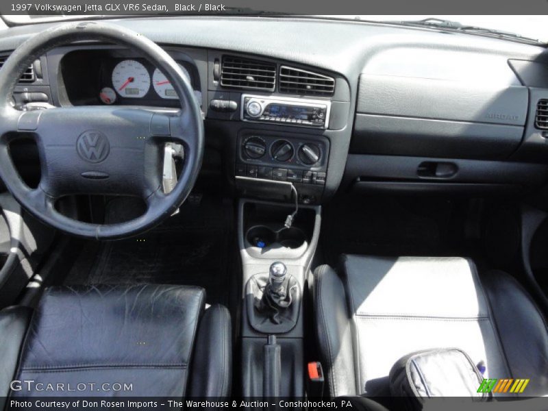 Black / Black 1997 Volkswagen Jetta GLX VR6 Sedan