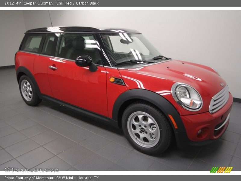 Chili Red / Carbon Black 2012 Mini Cooper Clubman