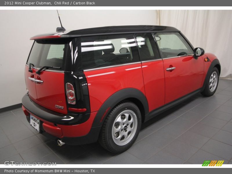 Chili Red / Carbon Black 2012 Mini Cooper Clubman