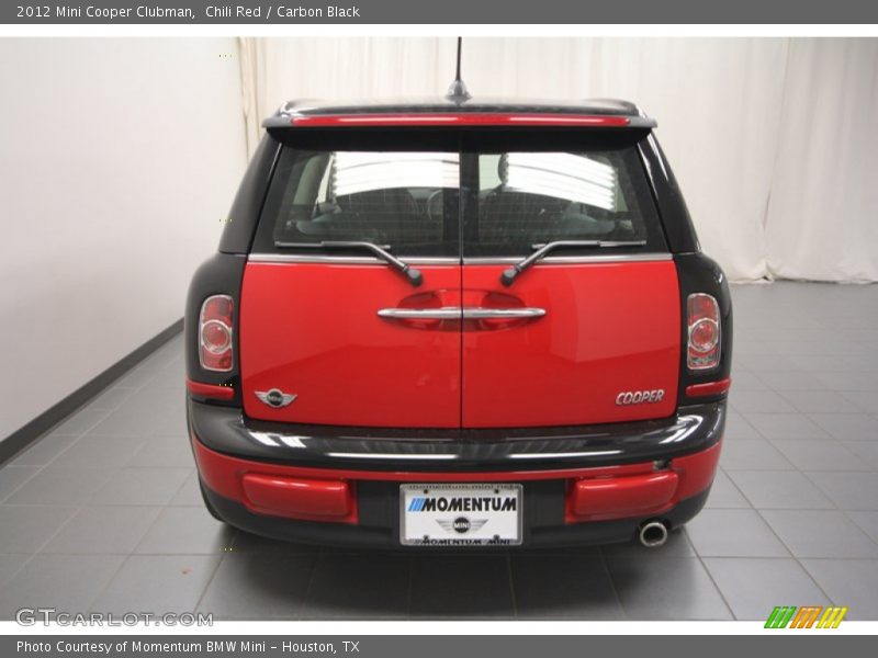 Chili Red / Carbon Black 2012 Mini Cooper Clubman