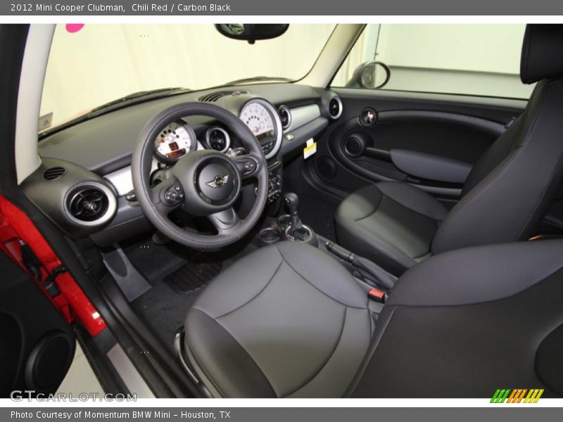 Chili Red / Carbon Black 2012 Mini Cooper Clubman