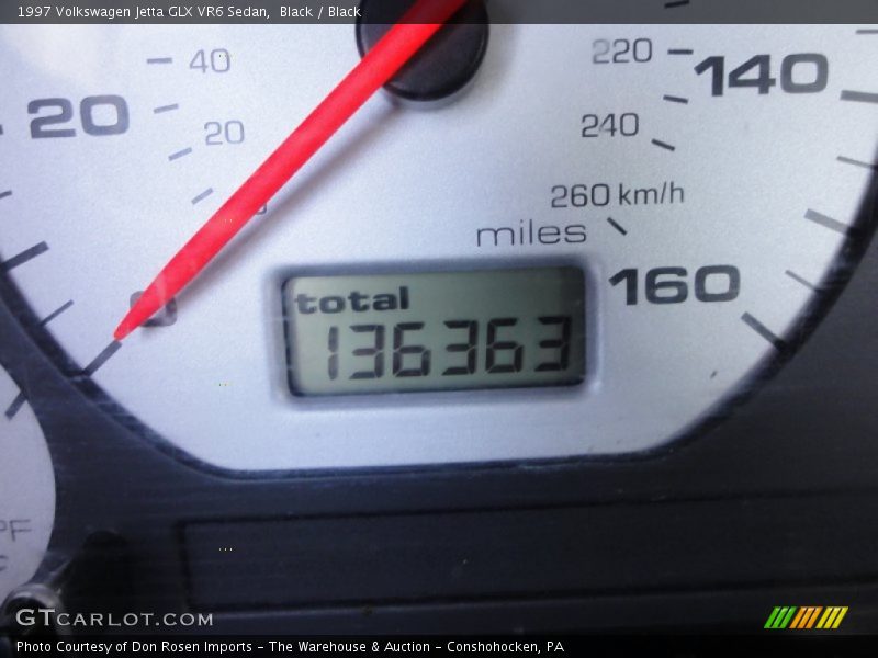 Black / Black 1997 Volkswagen Jetta GLX VR6 Sedan