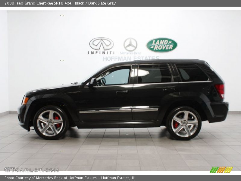 Black / Dark Slate Gray 2008 Jeep Grand Cherokee SRT8 4x4