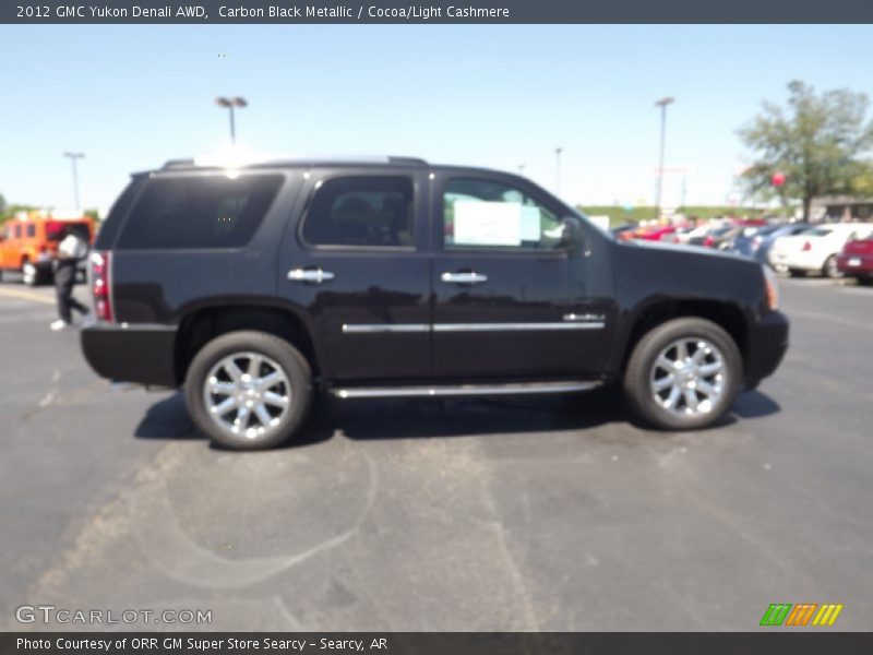 Carbon Black Metallic / Cocoa/Light Cashmere 2012 GMC Yukon Denali AWD
