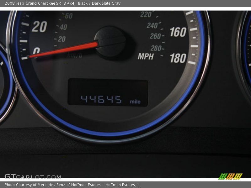 Black / Dark Slate Gray 2008 Jeep Grand Cherokee SRT8 4x4