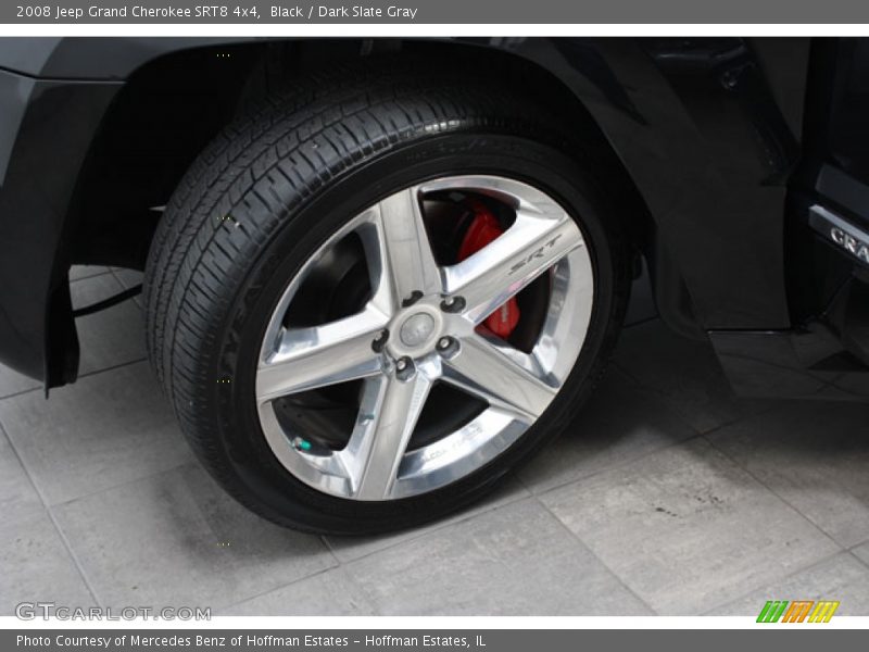 Black / Dark Slate Gray 2008 Jeep Grand Cherokee SRT8 4x4