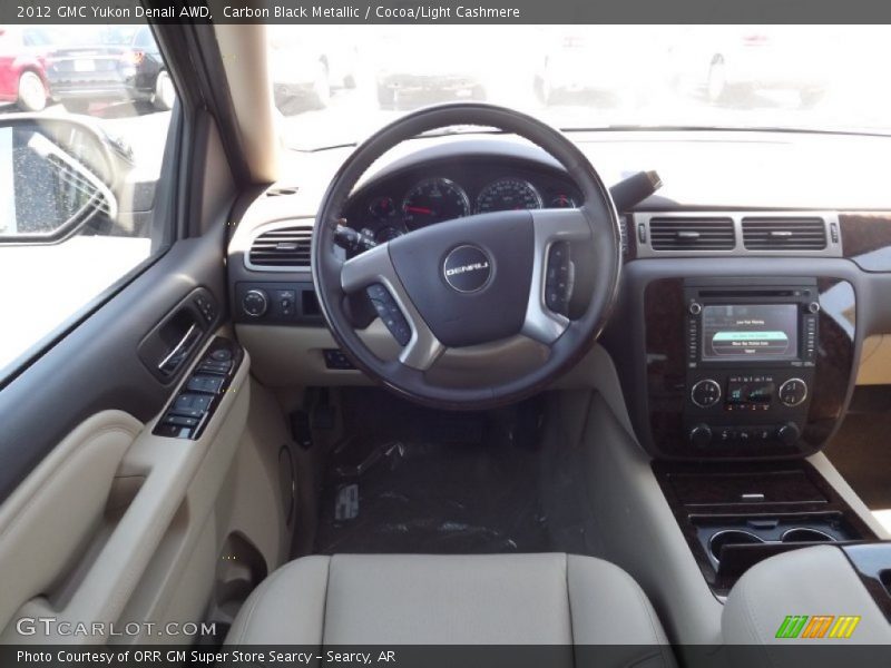 Carbon Black Metallic / Cocoa/Light Cashmere 2012 GMC Yukon Denali AWD