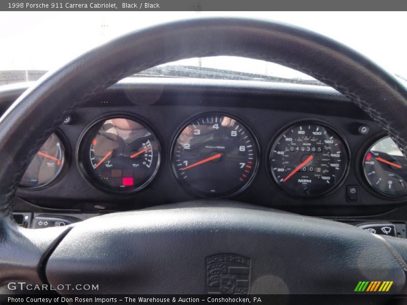  1998 911 Carrera Cabriolet Carrera Cabriolet Gauges