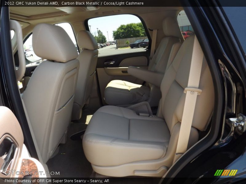 Carbon Black Metallic / Cocoa/Light Cashmere 2012 GMC Yukon Denali AWD