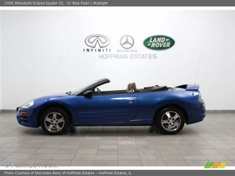 UV Blue Pearl / Midnight 2005 Mitsubishi Eclipse Spyder GS
