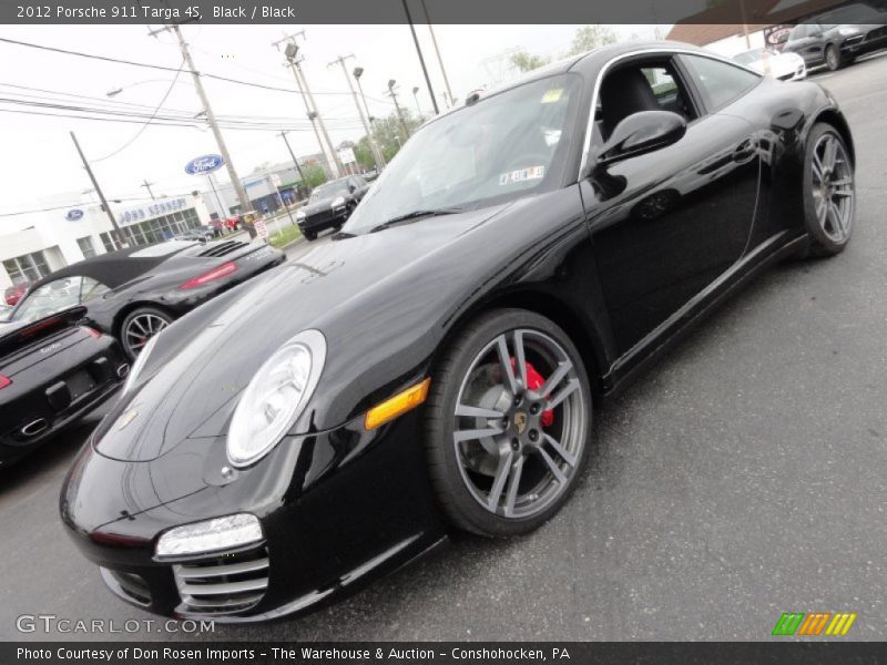 Black / Black 2012 Porsche 911 Targa 4S