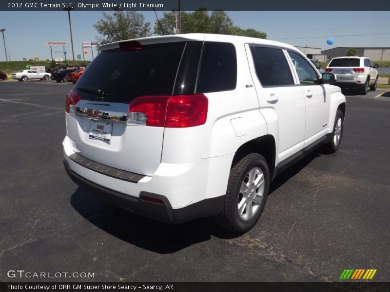 Olympic White / Light Titanium 2012 GMC Terrain SLE