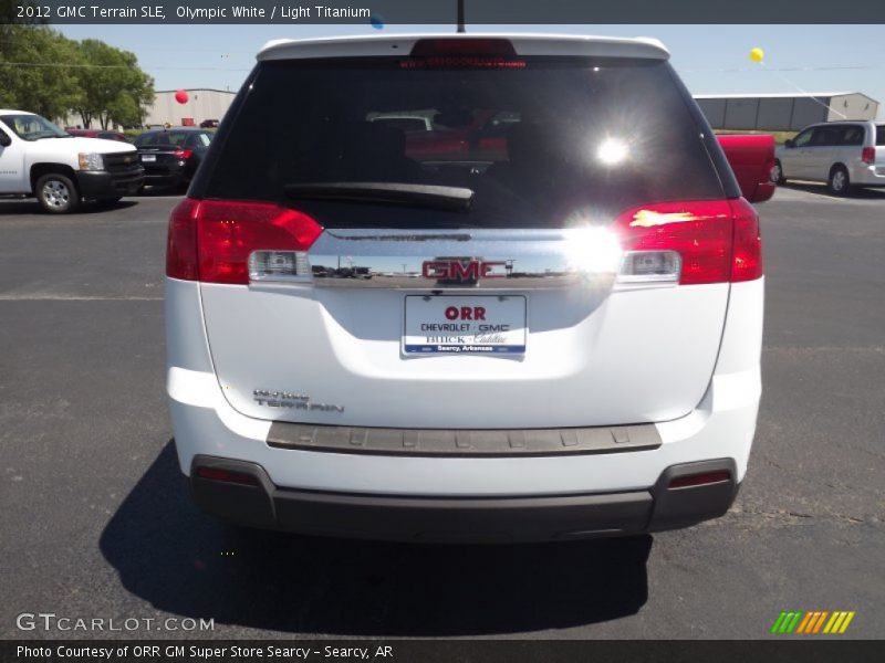 Olympic White / Light Titanium 2012 GMC Terrain SLE
