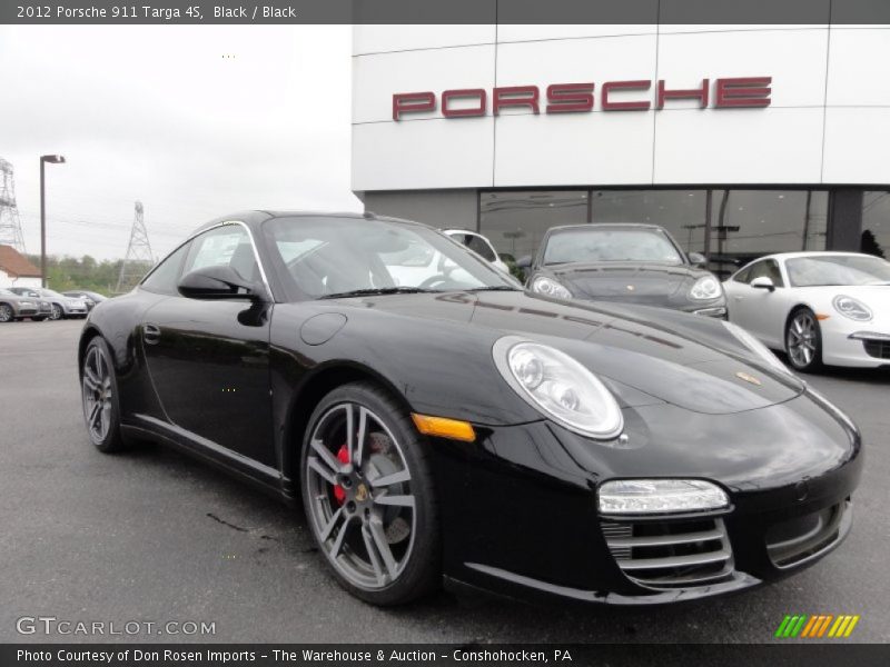 Black / Black 2012 Porsche 911 Targa 4S