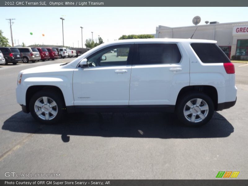 Olympic White / Light Titanium 2012 GMC Terrain SLE