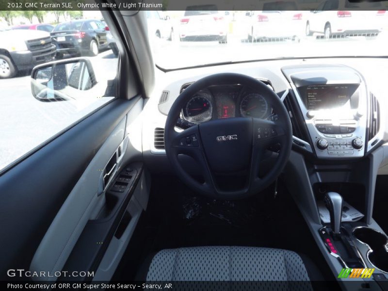 Olympic White / Light Titanium 2012 GMC Terrain SLE
