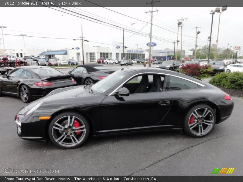 Black / Black 2012 Porsche 911 Targa 4S