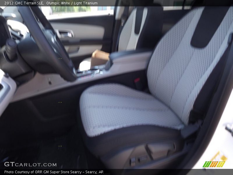 Olympic White / Light Titanium 2012 GMC Terrain SLE
