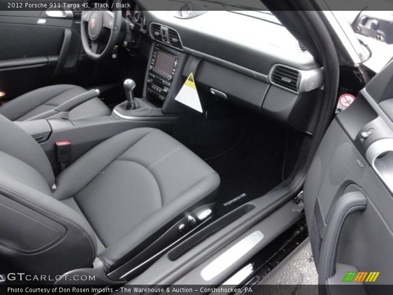  2012 911 Targa 4S Black Interior