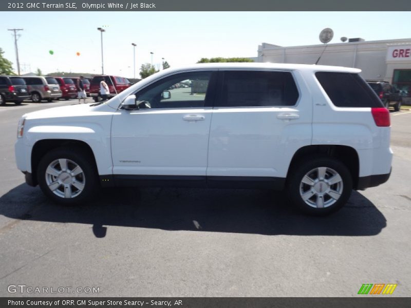 Olympic White / Jet Black 2012 GMC Terrain SLE