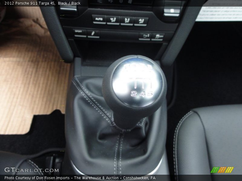  2012 911 Targa 4S 6 Speed Manual Shifter