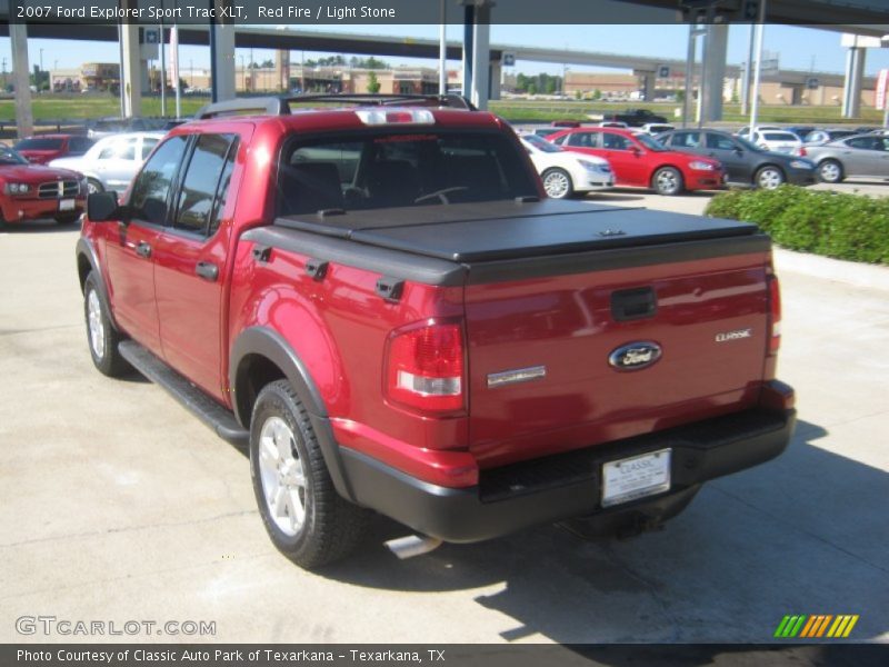 Red Fire / Light Stone 2007 Ford Explorer Sport Trac XLT