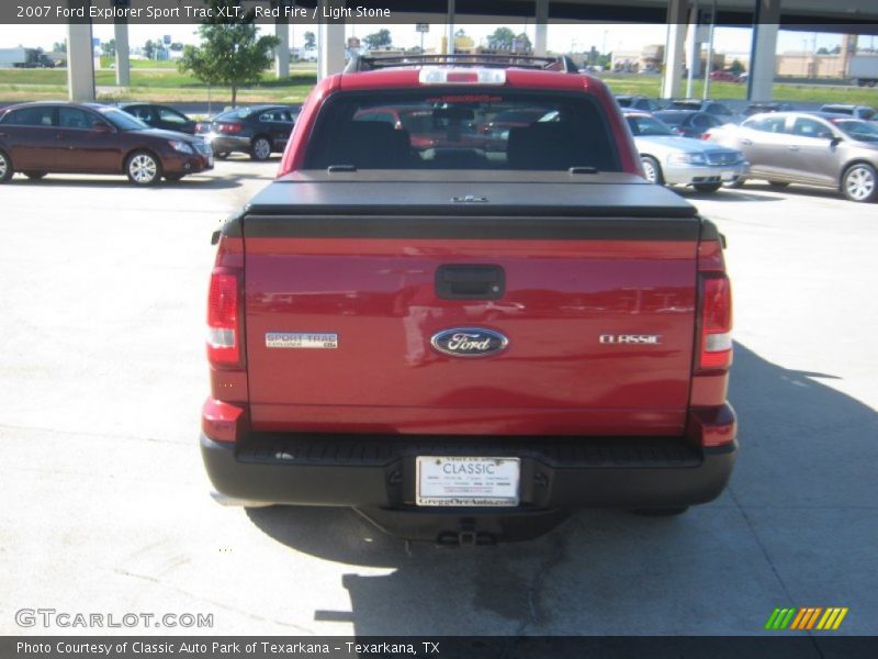 Red Fire / Light Stone 2007 Ford Explorer Sport Trac XLT