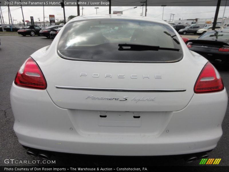  2012 Panamera S Hybrid Carrara White