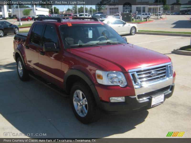 Red Fire / Light Stone 2007 Ford Explorer Sport Trac XLT