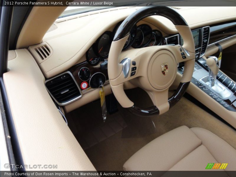  2012 Panamera S Hybrid Luxor Beige Interior