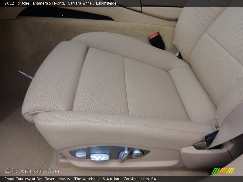 Front Seat of 2012 Panamera S Hybrid