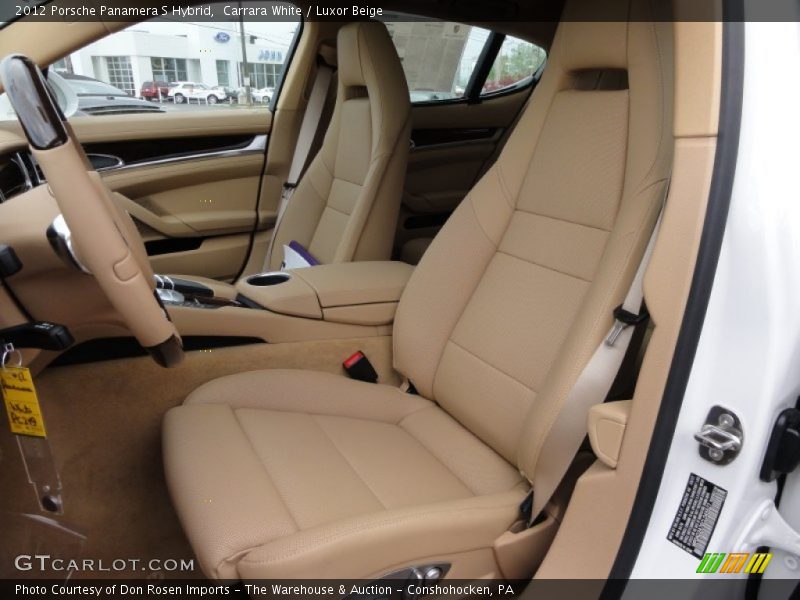 Front Seat of 2012 Panamera S Hybrid