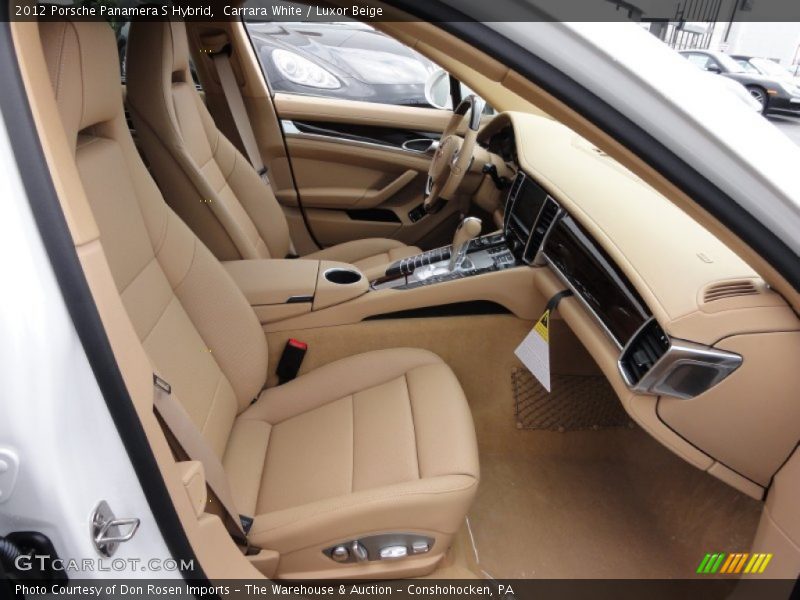  2012 Panamera S Hybrid Luxor Beige Interior