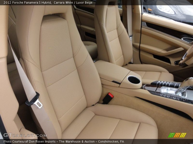  2012 Panamera S Hybrid Luxor Beige Interior