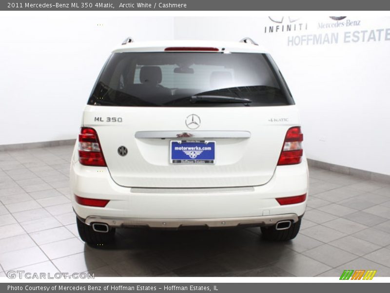 Arctic White / Cashmere 2011 Mercedes-Benz ML 350 4Matic