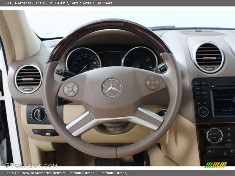 Arctic White / Cashmere 2011 Mercedes-Benz ML 350 4Matic