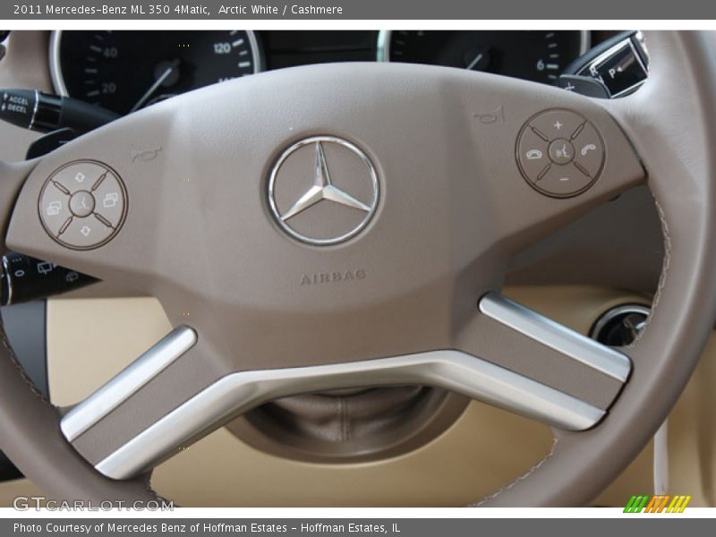 Arctic White / Cashmere 2011 Mercedes-Benz ML 350 4Matic