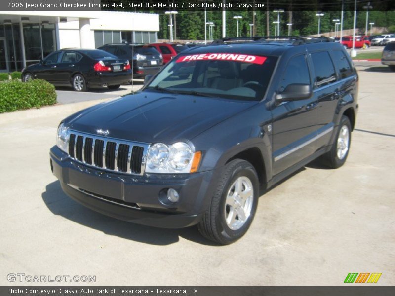 Steel Blue Metallic / Dark Khaki/Light Graystone 2006 Jeep Grand Cherokee Limited 4x4