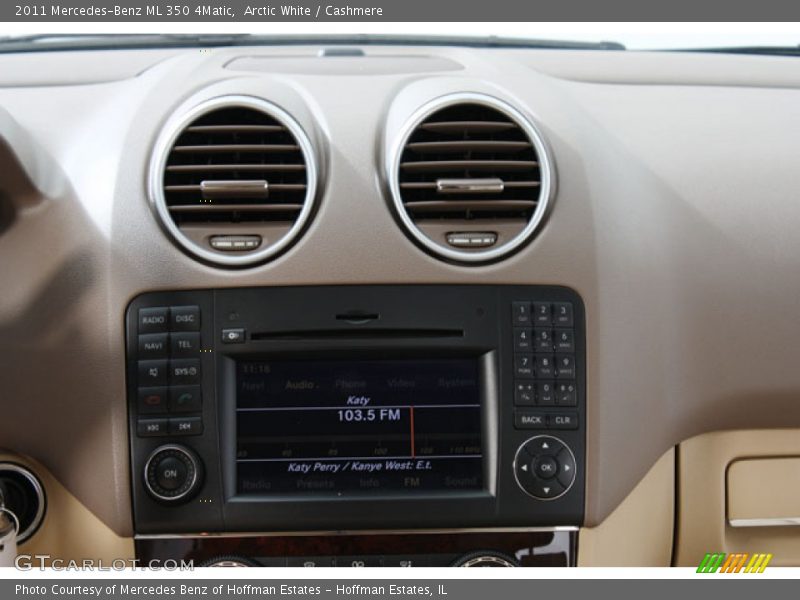 Arctic White / Cashmere 2011 Mercedes-Benz ML 350 4Matic