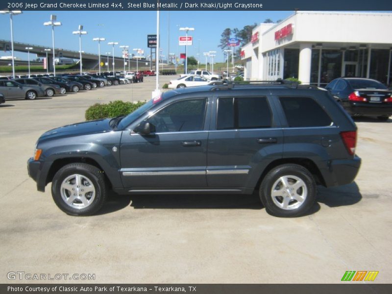 Steel Blue Metallic / Dark Khaki/Light Graystone 2006 Jeep Grand Cherokee Limited 4x4