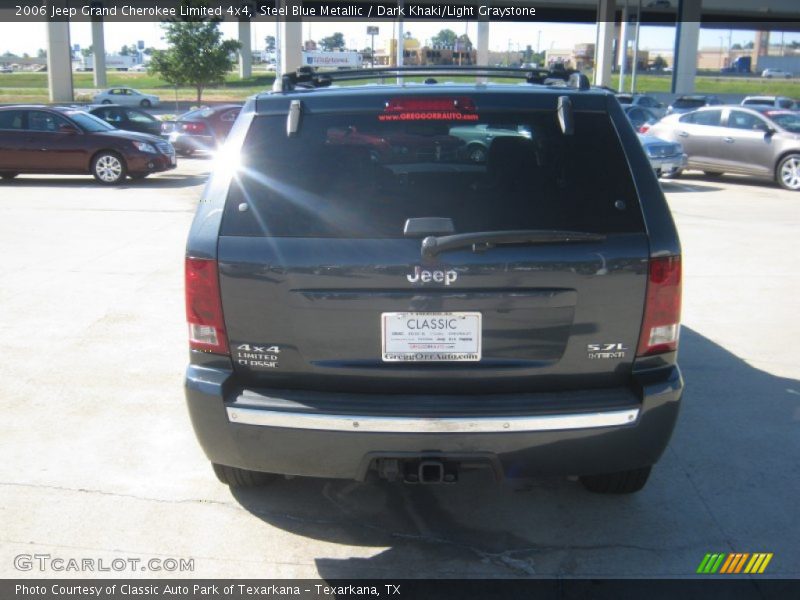 Steel Blue Metallic / Dark Khaki/Light Graystone 2006 Jeep Grand Cherokee Limited 4x4