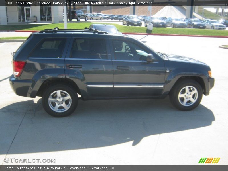 Steel Blue Metallic / Dark Khaki/Light Graystone 2006 Jeep Grand Cherokee Limited 4x4